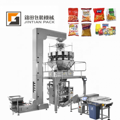 Multi-function 10/14/24 Head Electronic Scale Ice Pop Candy Beans Microwave Popcorn Packaging Machine Suppliers